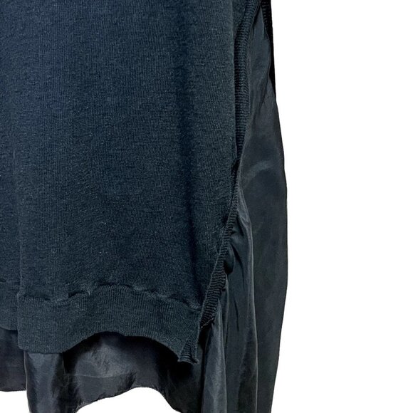 Eilleen Fisher Black Dress Size XSmall Asymmetrical Dress - Picture 6 of 15